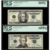 Image 1 : Lot of (2) 2001/2009 $20 Federal Reserve STAR Notes PCGS Graded