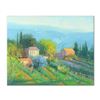 Image 1 : Ming Feng "Misty Blue" Original Oil on Canvas