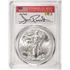 Image 1 : 2020-(S) $1 American Silver Eagle Coin PCGS MS70 FDOI S.F. Mint Jim Peed Signature