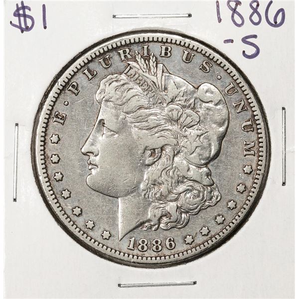 1886-S $1 Morgan Silver Dollar Coin