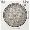 Image 1 : 1886-S $1 Morgan Silver Dollar Coin