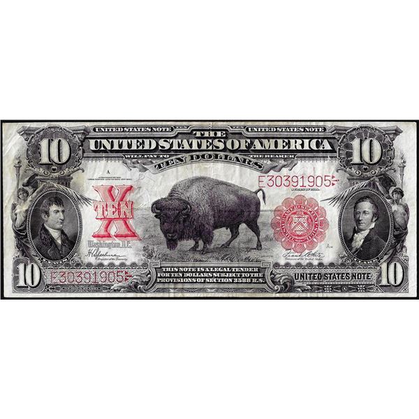 1901 $10 Bison Legal Tender Note