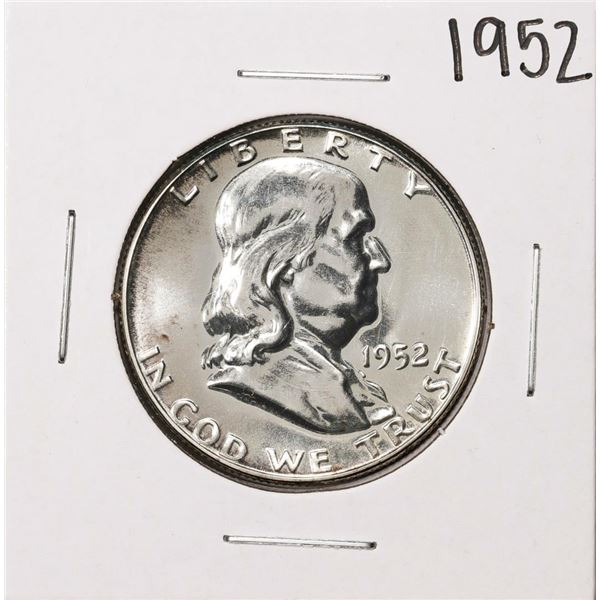 1952 Proof Franklin Half Dollar Coin