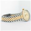 Image 5 : Rolex Men's Two Tone Champagne Index Datejust Wristwatch