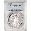 Image 1 : 1993-P $1 Proof American Silver Eagle Coin PCGS PR69DCAM