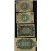 Image 2 : Lot of (4) March 3, 1863 Third Issue Fractional Currency Notes