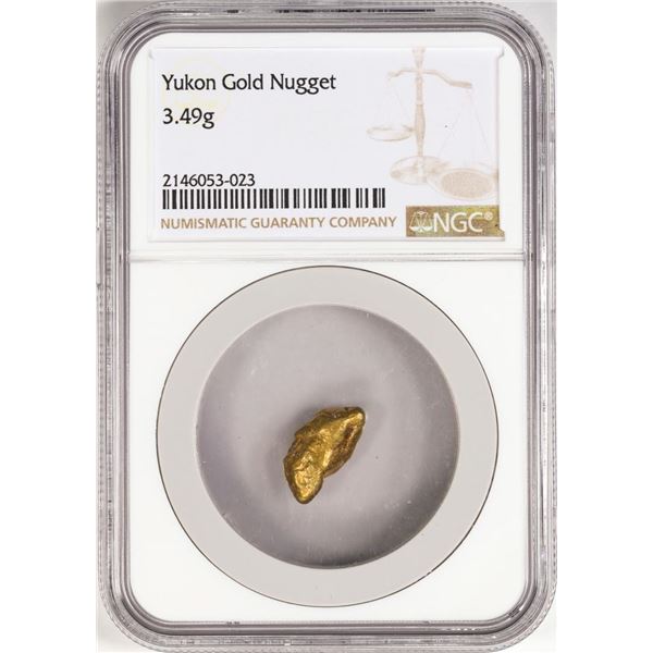 3.49 Gram Yukon Gold Nugget NGC Graded