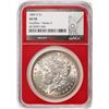 Image 1 : 1889-O $1 Morgan Silver Dollar Coin NGC AU58 Vaultbox Series 3 Red Core