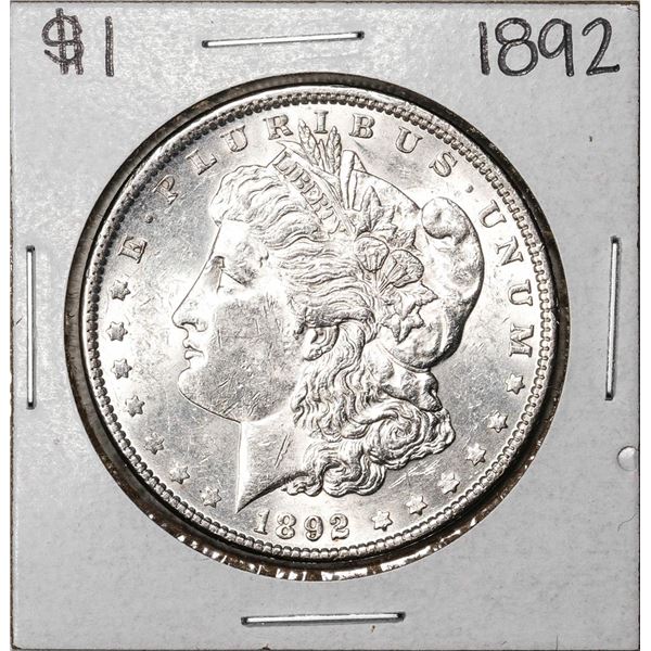 1892 $1 Morgan Silver Dollar Coin