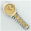 Image 6 : Rolex Men's Two Tone Champagne Diamond Datejust Wristwatch