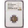 Image 1 : 1920 Mercury Dime Coin Mint Error Broadstruck NGC AU55