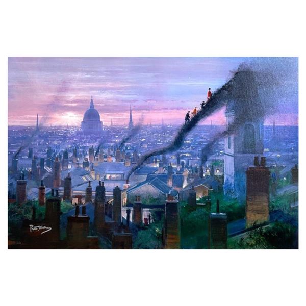 Peter Ellenshaw (1913-2007) "Smoke Staircase" Limited Edition Giclee on Canvas