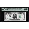 Image 1 : 1950 $5 Federal Reserve Note Richmond Fr.1961-E Wide I PMG Choice Uncirculated 64EPQ