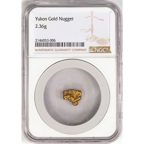 2.36 Gram Yukon Gold Nugget NGC Graded