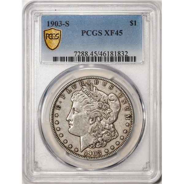 1903-S $1 Morgan Silver Dollar Coin PCGS XF45