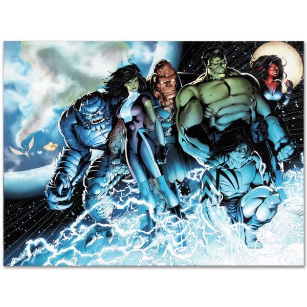 Marvel Comics "Incredible Hulks #615" Limited Edition Giclee On Canvas