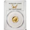 Image 1 : 2016-W Mercury Dime Gold Centennial Commemorative Coin PCGS SP70 First Strike