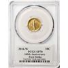 Image 2 : 2016-W Mercury Dime Gold Centennial Commemorative Coin PCGS SP70 First Strike