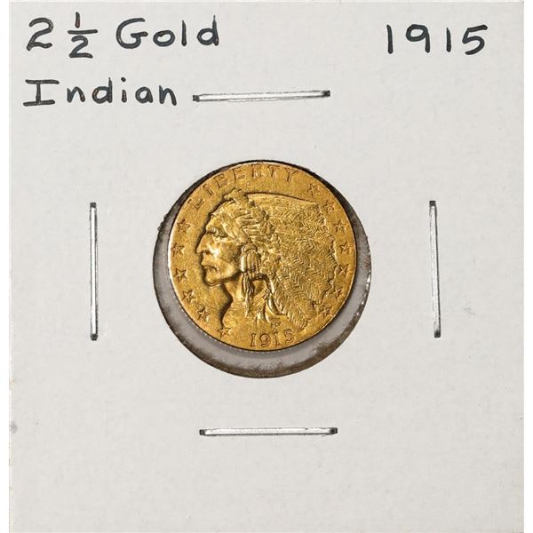 1915 $2 1/2 Indian Head Quarter Eagle Gold Coin