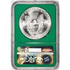 Image 2 : 1989 $1 American Silver Eagle Coin NGC MS69 Green Core