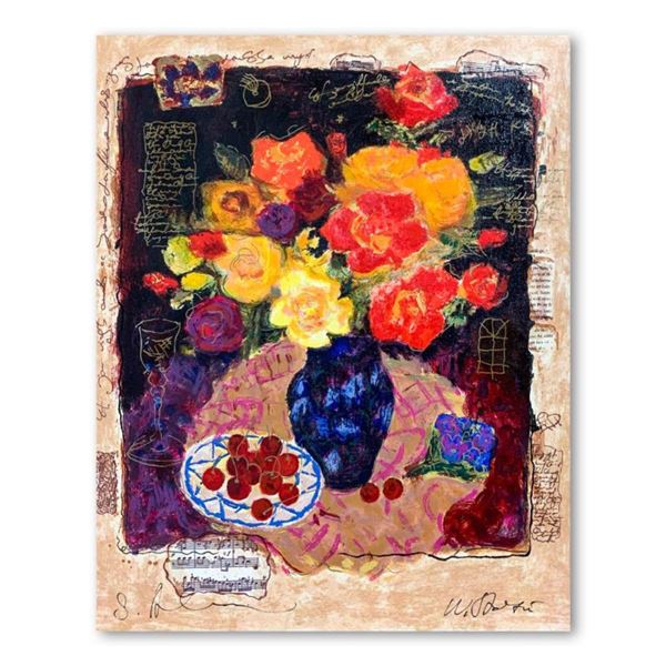 Galtchansky & Wissotzky  Cherry Bouquet  Limited Edition Serigraph on Paper