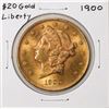 Image 1 : 1900 $20 Liberty Head Double Eagle Gold Coin