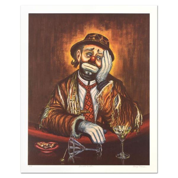 George Crionas (1925-2004)  Double Martini  Limited Edition Lithograph on Paper