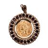 Image 1 : 1881 $5 Liberty Head Half Eagle Gold Coin Pendant