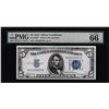 Image 1 : 1934 $5 Silver Certificate Star Note Fr.1650* PMG Gem Uncirculated 66EPQ