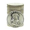 Image 1 : Roll of (20) Brilliant Uncirculated 1963 Franklin Half Dollar Coins
