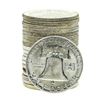 Image 2 : Roll of (20) Brilliant Uncirculated 1963 Franklin Half Dollar Coins