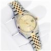 Image 3 : Rolex Mens Two Tone Champagne Index Sapphire and Diamond Datejust Wristwatch