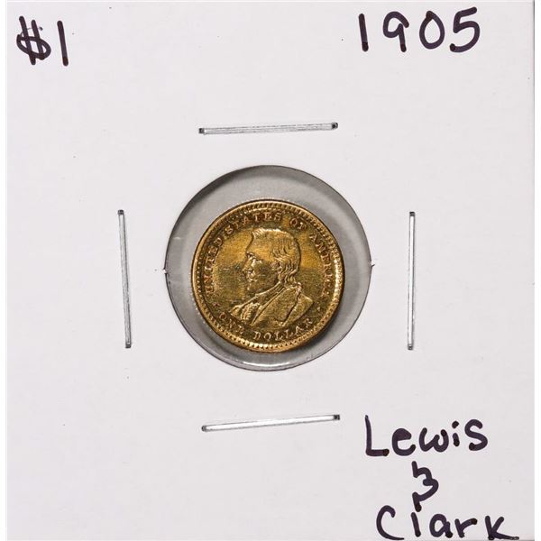 1905 $1 Lewis and Clark Commemorative Gold Dollar Coin