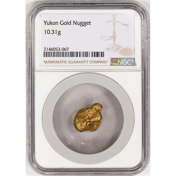 10.31 Gram Yukon Gold Nugget NGC Graded