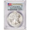Image 1 : 2013-(S) $1 American Silver Eagle Coin PCGS MS70 San Francisco Mint First Strike