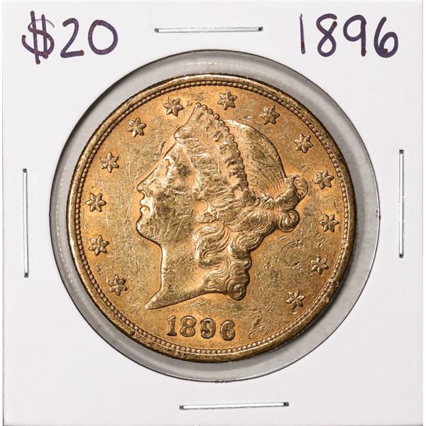 1896 $20 Liberty Head Double Eagle Gold Coin