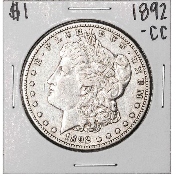 1892-CC $1 Morgan Silver Dollar Coin