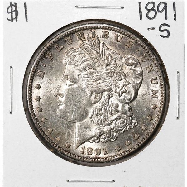 1891-S $1 Morgan Silver Dollar Coin