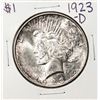 Image 1 : 1923-D $1 Peace Silver Dollar Coin