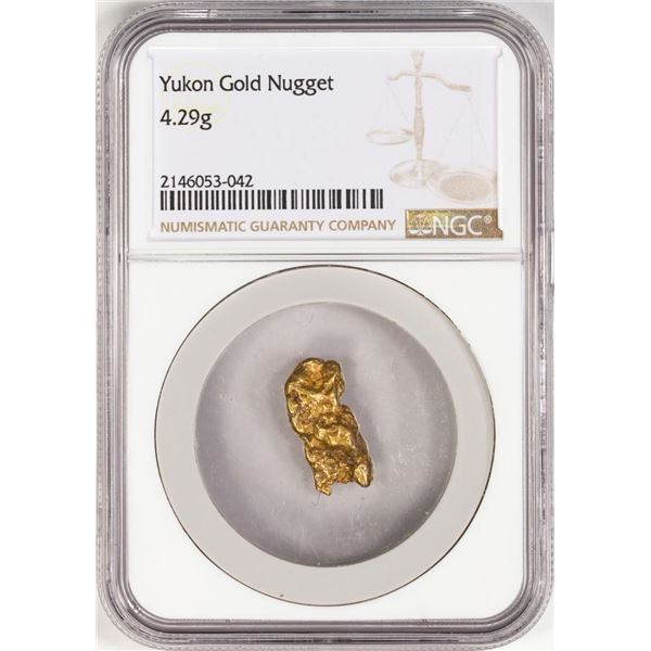 4.29 Gram Yukon Gold Nugget NGC Graded