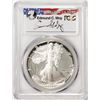 Image 1 : 1990-S $1 Proof American Silver Eagle Coin PCGS PR69DCAM Edmund C. Moy Signature