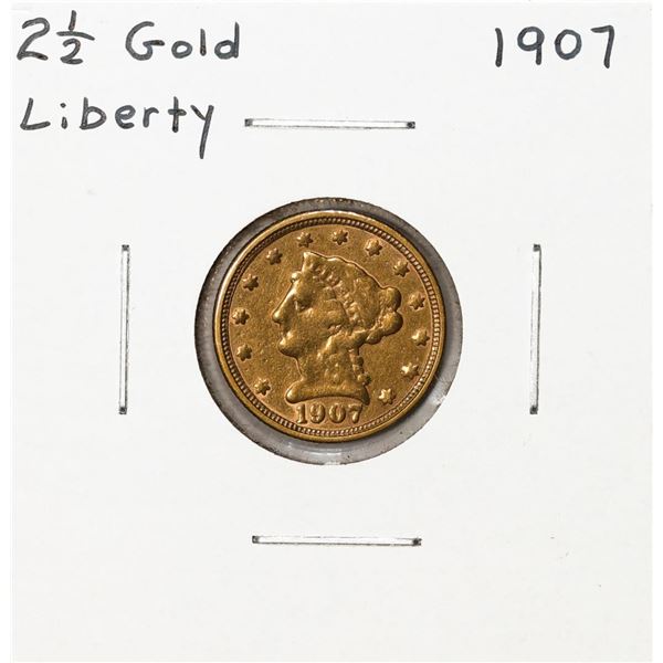 1907 $2 1/2 Liberty Head Quarter Eagle Gold Coin