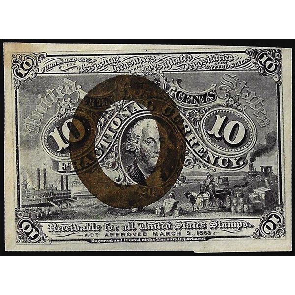 March 3, 1863 Second Issue Ten Cents Fractional Currency Note