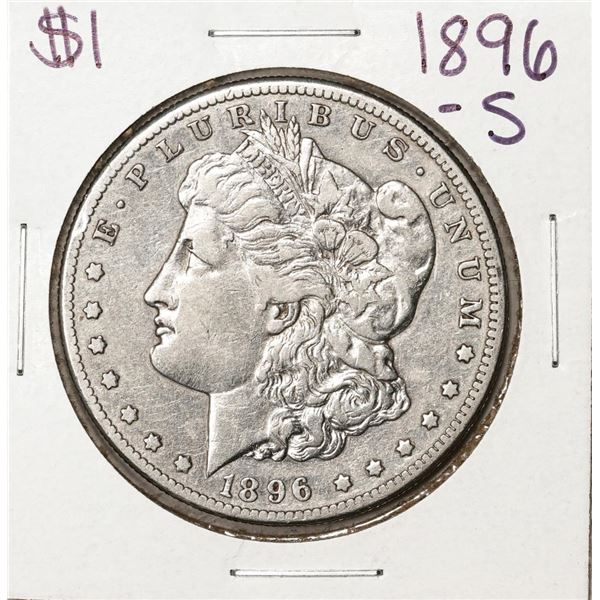 1896-S $1 Morgan Silver Dollar Coin