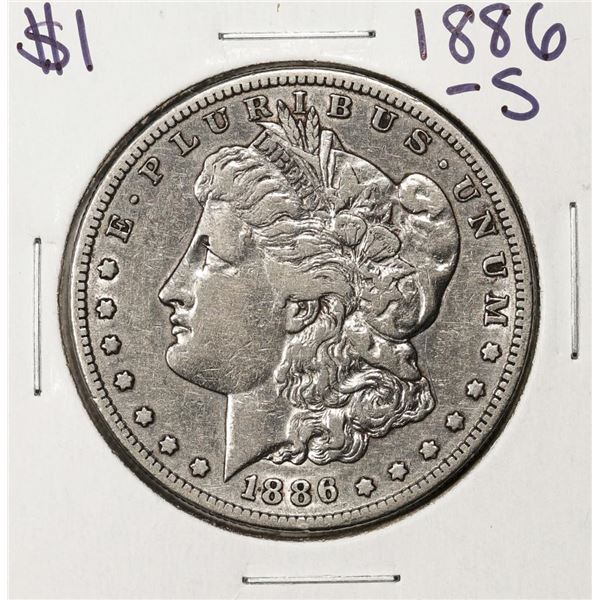 1886-S $1 Morgan Silver Dollar Coin