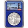 Image 1 : 2020(S) $1 American Silver Eagle Coin NGC MS70 FDOI San Francisco Mint Blue Core