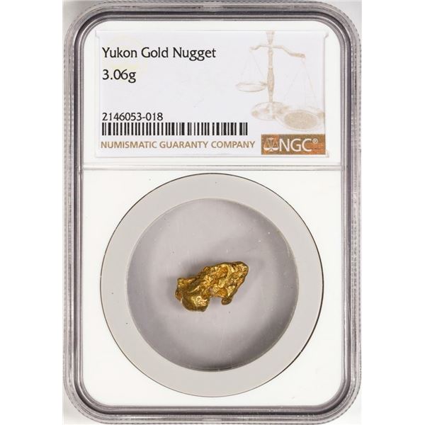 3.06 Gram Yukon Gold Nugget NGC Graded