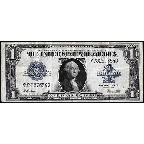 1923 $1 Silver Certificate Note