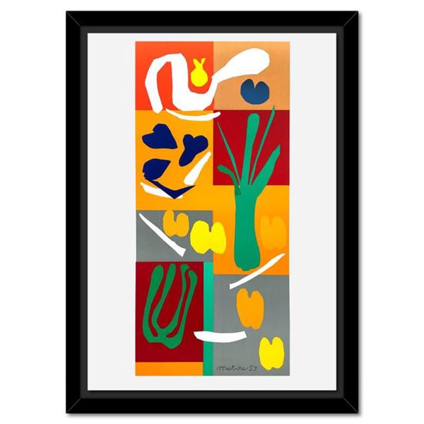 Henri Matisse 1869-1954 (After)  Vegetaux  Framed Limited Edition Lithograph