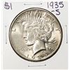 Image 1 : 1935-S $1 Peace Silver Dollar Coin